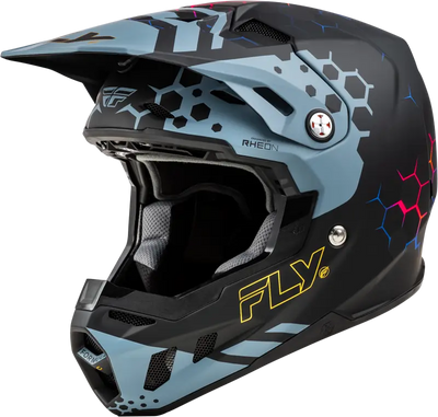 73-4333YL Youth Formula Cc Tektonic Helmet Matte Blk/Slate/Blue Yl - RV and Auto Parts