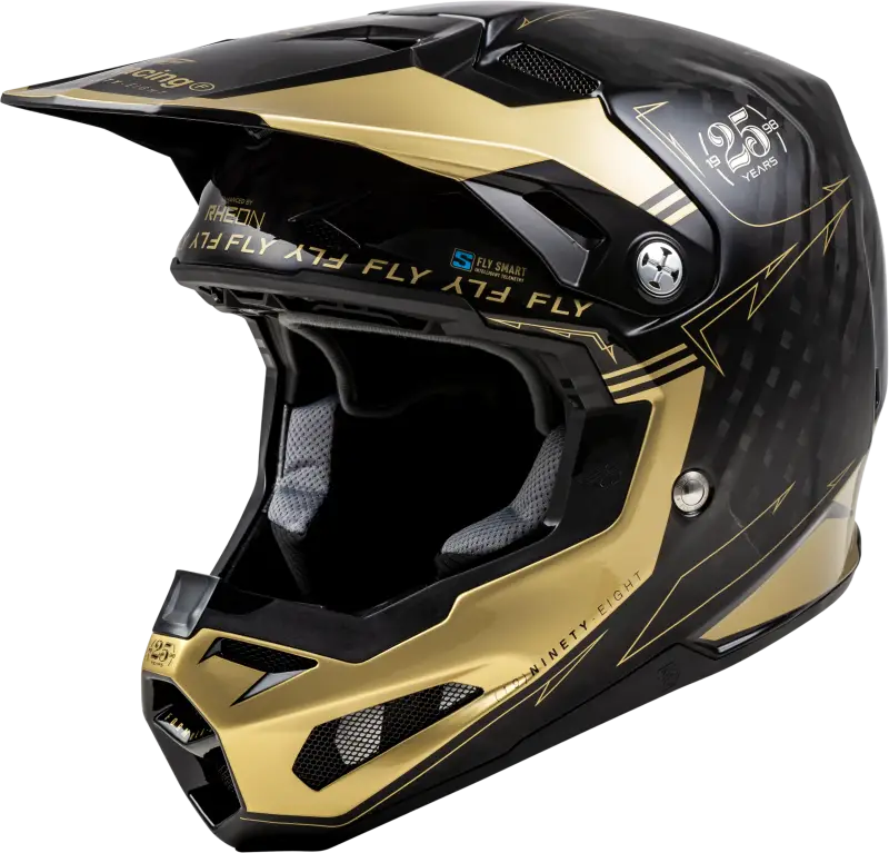 73-4446X Formula S Carbon Legacy Helmet Black/Gold Xl - RV and Auto Parts