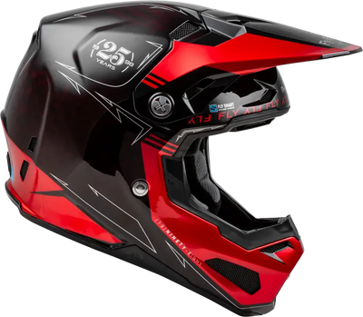 73-4447YL Youth Formula S Carbon Legacy Helmet Red Carbon/Black Yl - RV and Auto Parts