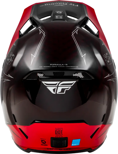 73-4447YL Youth Formula S Carbon Legacy Helmet Red Carbon/Black Yl - RV and Auto Parts