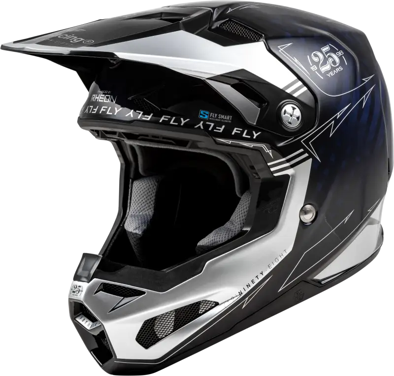73-44482X Formula S Carbon Legacy Helmet Blue Carbon/Silver 2x - RV and Auto Parts