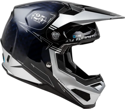 73-4448YL Youth Formula S Carbon Legacy Helmet Blue Carbon/Silver Yl - RV and Auto Parts