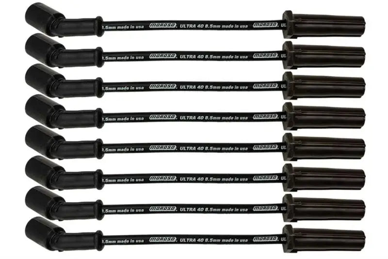 73747 Moroso Wire Set 8.5Mm Black Ultra 40 11In.