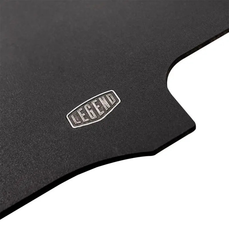 Black floor mat with Legend emblem for Legend Fleet Evolve lightweight composite fleet evolve lightweight vehicles