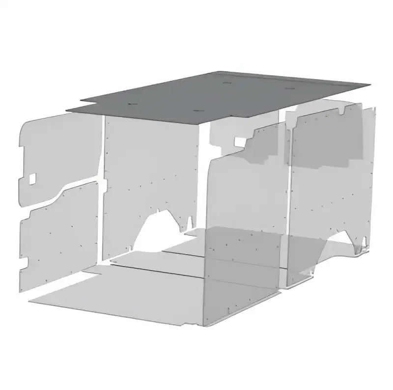 Van interior panel kit featuring Legend Fleet Duratherm ceiling liner for durable fleet ceiling installs