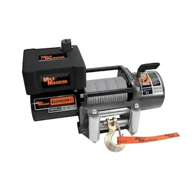 Electric winch with hook for Milemarker Trailer Winch 76-50115BW and trailer use