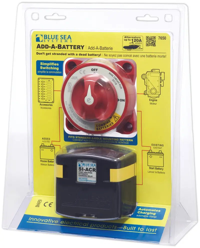 7650-BSS Blue Sea Solenoid Add A Battery