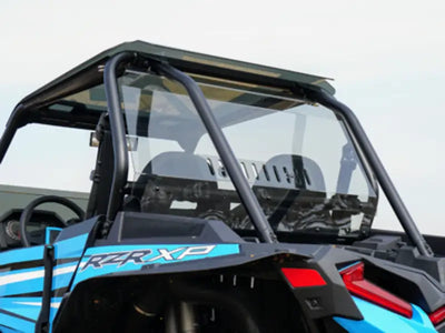 Blue and black utility vehicle rear windshield 77-4400-R-T Spike Rear Windshield