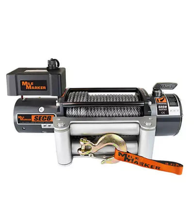 77-50141W Milemarker 12V Winch 4.8 Hp Series