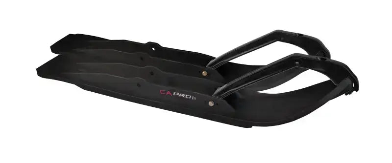 Black snowmobile ski with dual runners from Extreme XT Pro Skis Black Pair
