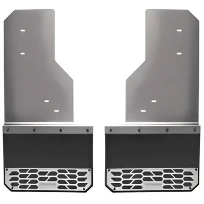 78325 Putco Mud Skins - Polished Stainless Stee - Flap