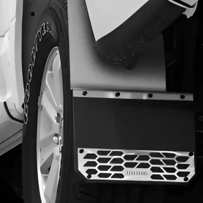 78410 Putco Mud Skins - Brushed Stainless Steel - Flap