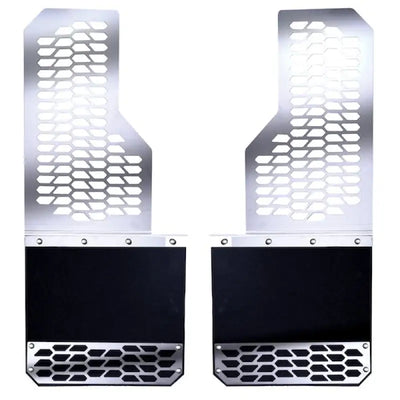 78440 Putco Mud Skins - Brushed Stainless Steel - Flap