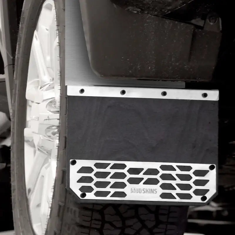 78445 Putco Mud Skins - Brushed Stainless Steel - Flap