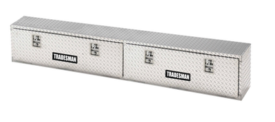 Tradesman Aluminum Top Mount L-Wing Box (90in.) - Brite - 8190T