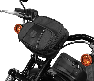 Route 1 Hwy Handlebar Bag 7l Black - NELSON-RIGG