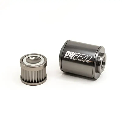 8-03-070-010K-6 Deatschwerks -6An 10 Micron 70Mm In-Line Fuel - Filter
