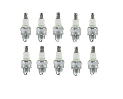 Ten champion small engine spark plugs for single car small engines in a 856-1 pack