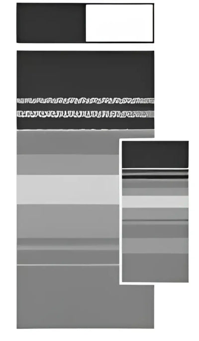 Layered sedimentary rock column image for 86128D8D Carefree Fiesta-Blk display