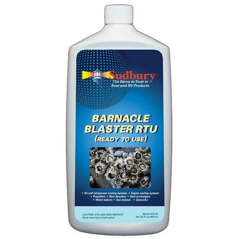 Sudbury 870-32 Barnacle Blaster RTU – Powerful barnacle remover, ready-to-use solution for various surfaces.