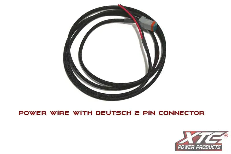 XTC Power Products 9' 18 Ga. Power Wire To 2 Pin Deutsch Connector