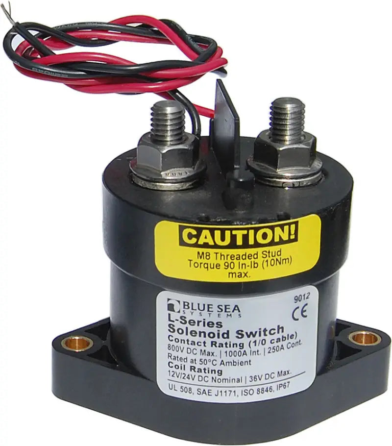 9012-BSS Blue Sea Solenoid L 250A 12/24V