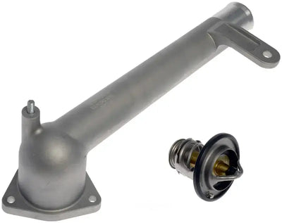 Metal thermostat housing with thermostat for 902-5123XD Dorman T-Hsing W Thermostat setup