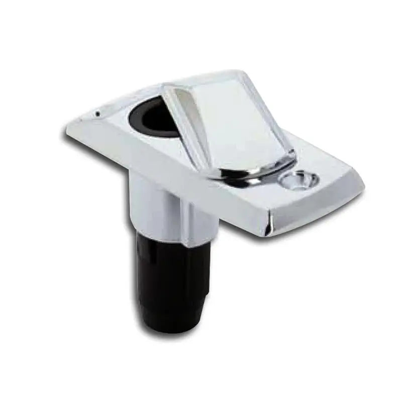 Chrome-plated toilet flush button from 911339-1 Attwood Marine Base-Stowaway S/A, perfect for marine base-stowaway setups