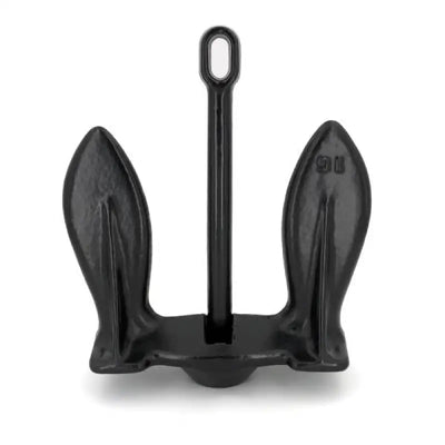 920-E-UPC Greenfield 20 Lb. Navy Anchor in Black, premium boating equipment.