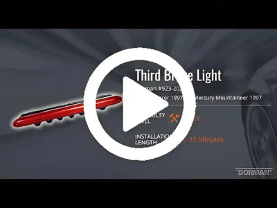 Red third brake light with multiple LEDs for Dorman third brake lamp assembly
