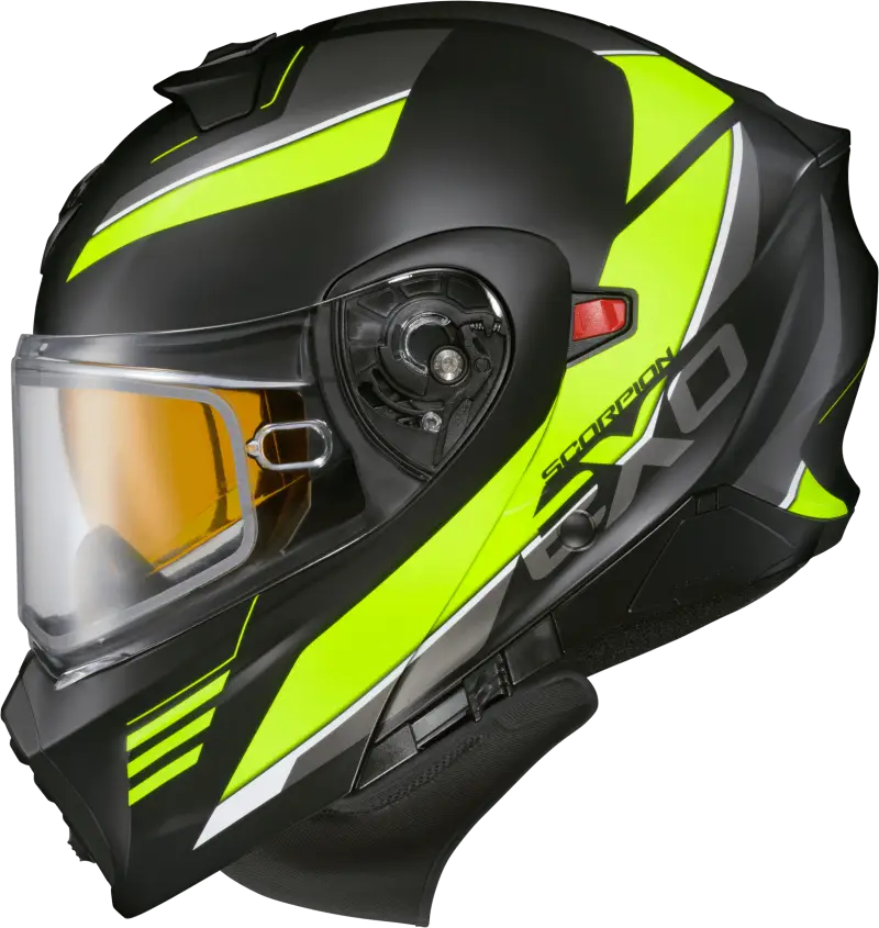 93-1034-SD Scorpion Exo Exo-Gt930 Cold Weather Helmet Modulus Hi-Vis Md (Dual Pane) - RV and Auto Parts