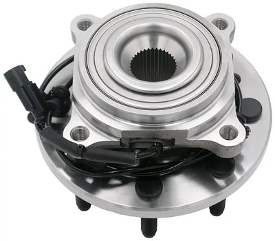 Automotive wheel hub assembly with sensor for Dorman wheel hub repair or replacement