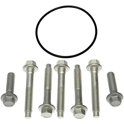 Bolts and black o-ring for Dorman hub rotor and caliper bracket bolt repair