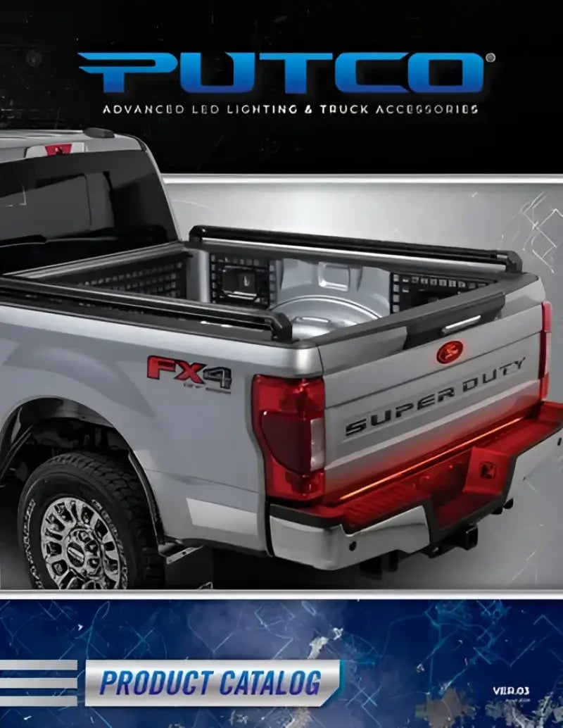 Silver Ford Super Duty pickup truck on Chevrolet Silverado LD Double Cab accessory product