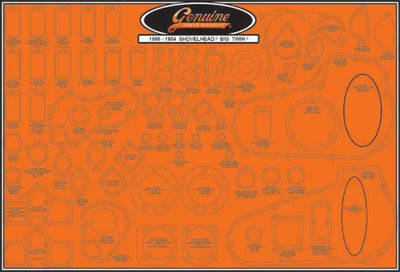99000-SHVL-STK-2 James Gaskets Large Gasket Stocking Kit 99000-Shvl-Stk-2 - Gaskets/Seals