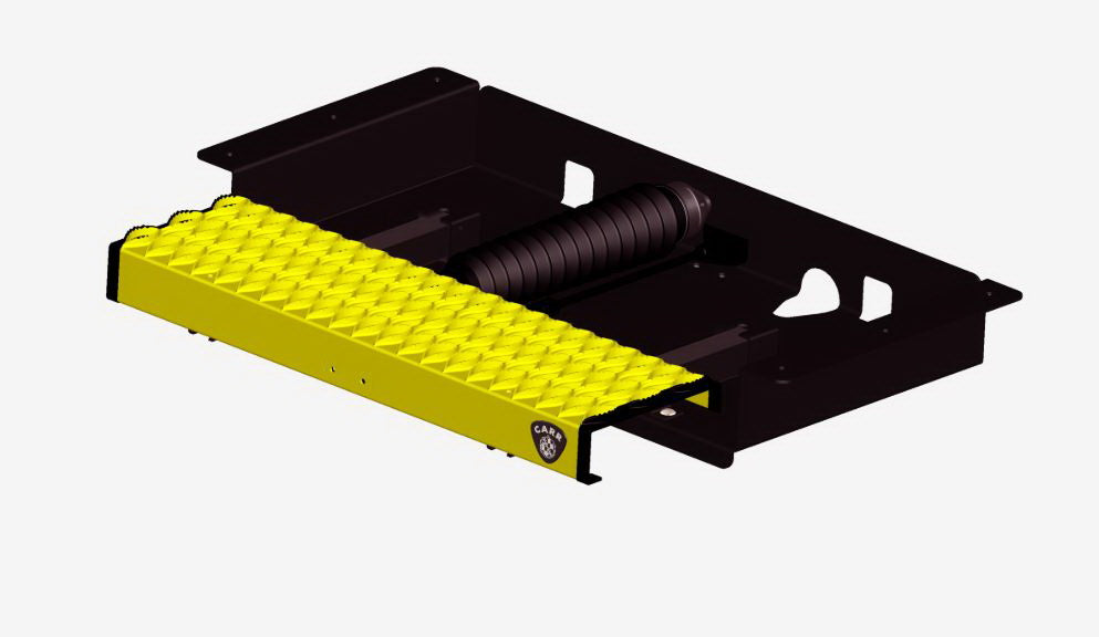 501057 Carr Ld Steps Xp7 Yellow Pwd Coat Pair