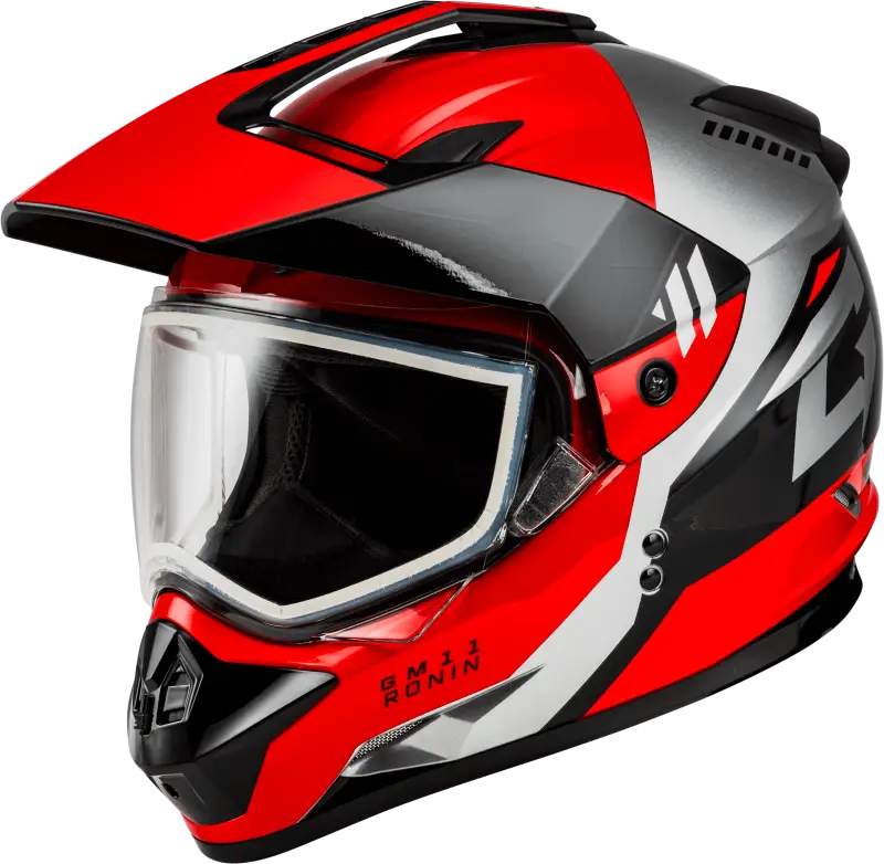 A1115156 Gmax Gm-11 Ronin Helmet Black/Red Lg - RV and Auto Parts