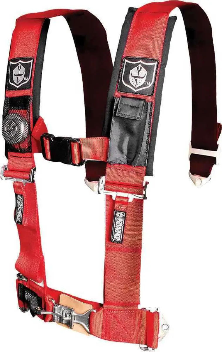 A115230RD 5pt Harness 3" Pads Red