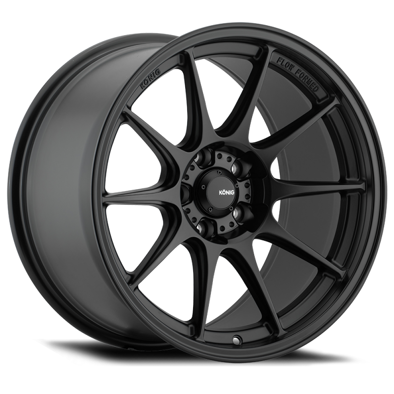 Konig Dekagram 19x9.5B 5x114.3 ET35 Semi-Matte Black - DKB9514355