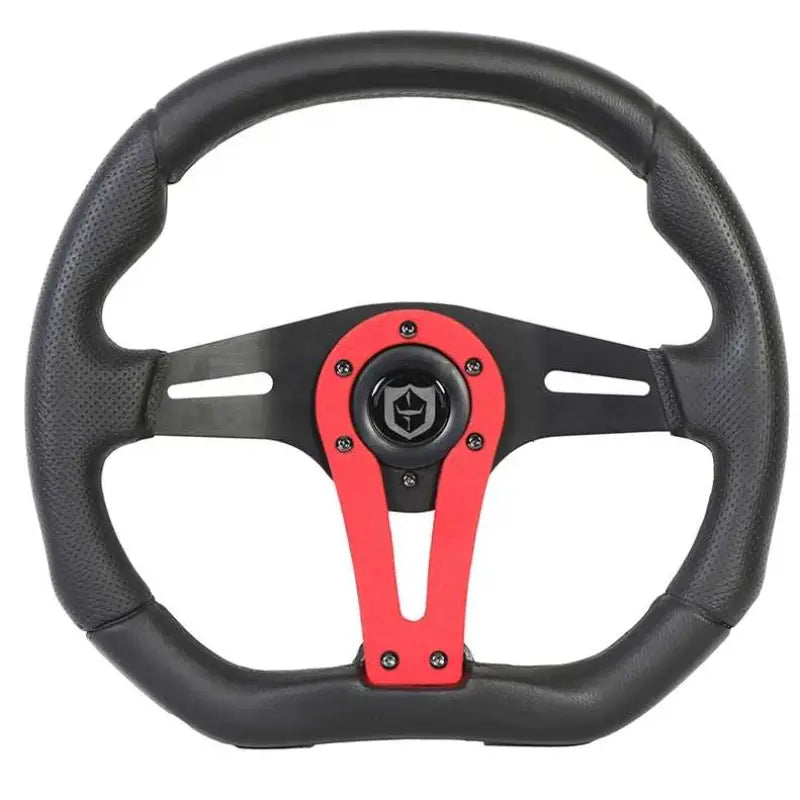 PRO ARMOR A19UZ286RD 13.75 Top Marker Extreme Weather Steering Wheel Red