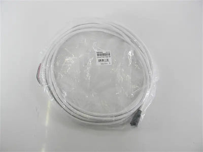 Coiled white Raymarine Cyclone Radar Power Cable in plastic packaging for easy setup