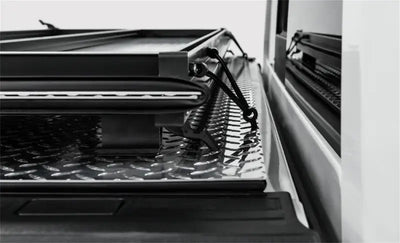 Access LOMAX Folding Hard Cover 17 + Ford Super Duty F-250/F-350/F-450 6ft 8in Box Black Urethane