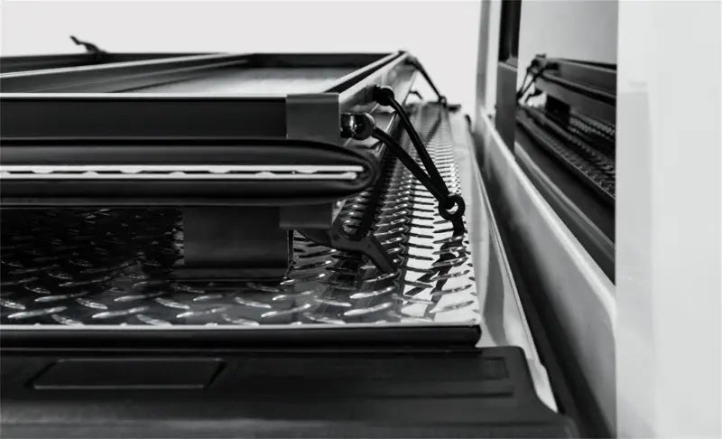 Access LOMAX Folding Hard Cover 17 + Ford Super Duty F-250/F-350/F-450 6ft 8in Box Black Urethane