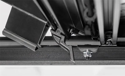 Black and silver laptop hinge on Access LOMAX for Ford Ranger 5ft bed