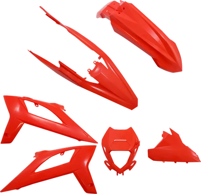 Acerbis Full Plastic Kit Beta Red (2936260004) - Body