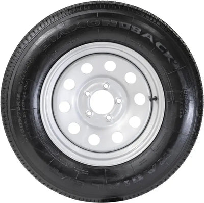 ADB15R45SMDM Taskmaster St205/75R15 8 Ply Diamondback On 15 - Tire/ Wheel Assembly