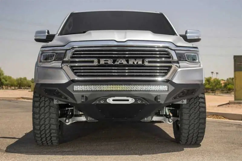 Addictive Desert Designs 19 Ram 1500 Stealth Fighter Front Bumper w/ Winch Mount & Sensor Cut Outs 
