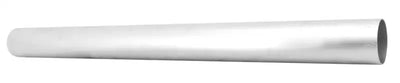 Silver metal pipe from AEM 3.0in diameter aluminum 36in straight pipe tube