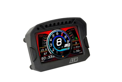 AEM CD-5LG Carbon Logging Digital Dash Display w/ Internal 10Hz GPS & Antenna - Truck Automotive
