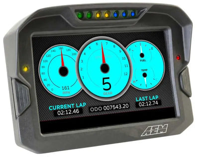 AEM CD-7 Logging GPS Enabled Race Dash Carbon Fiber Digital Display w/o VDM (CAN Input Only) 